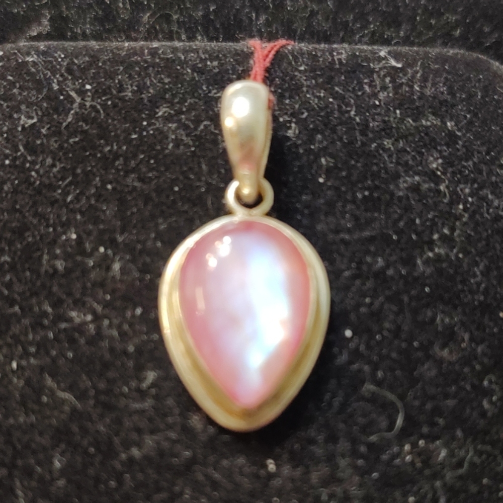 Labradorite Sterling Silver Teardrop Pendent